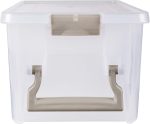 ArtBin 6934AB Satchel with Marker Tray, Art & Craft Organizer, [1] Plastic Storage Case, Clear, Semi, 0 - Image 13